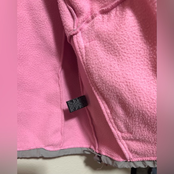 Mountain Fog zip up pink and grey fleece jacket w/ pockets- size l - Picture 9 of 12